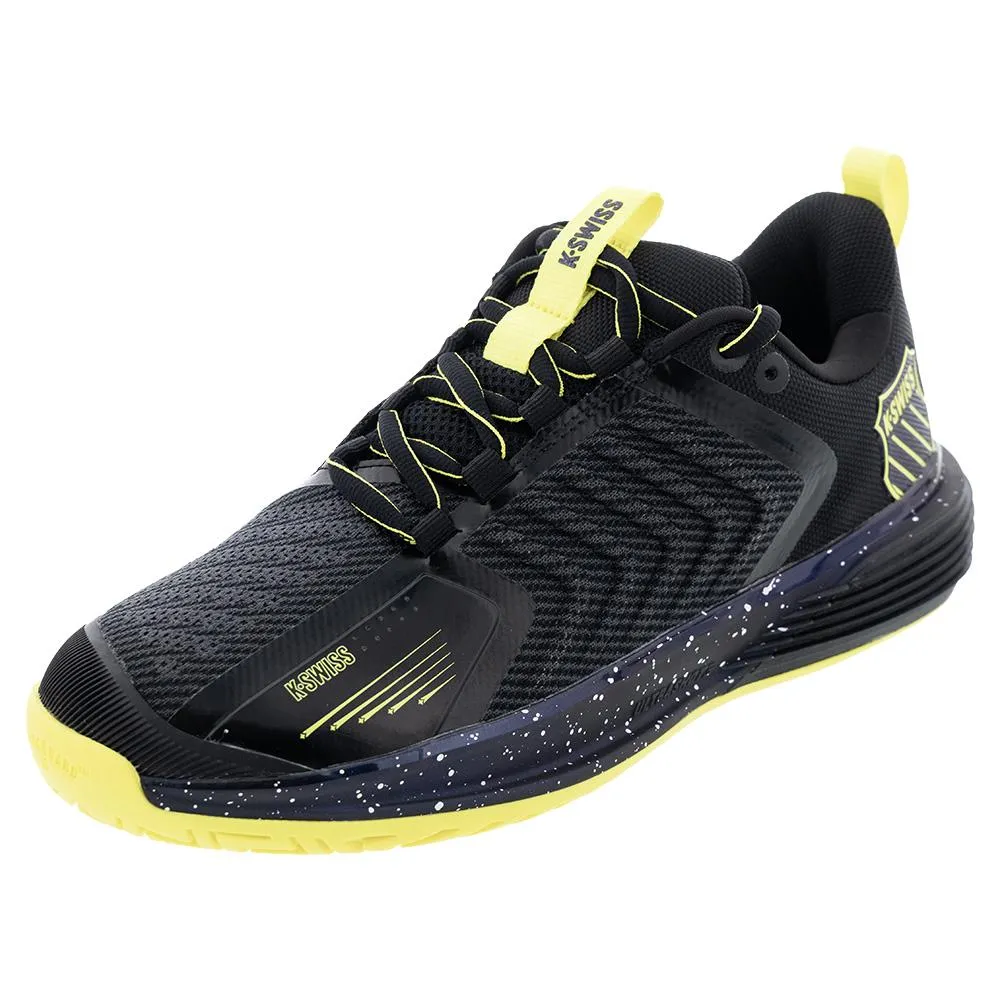 Men`s Ultrashot 3 Tennis Shoes Micro Chip and Black