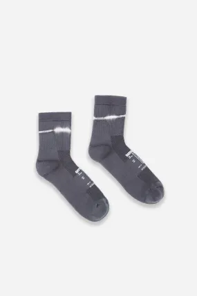 Merino Tube Socks Quicksilver Tie-Dye