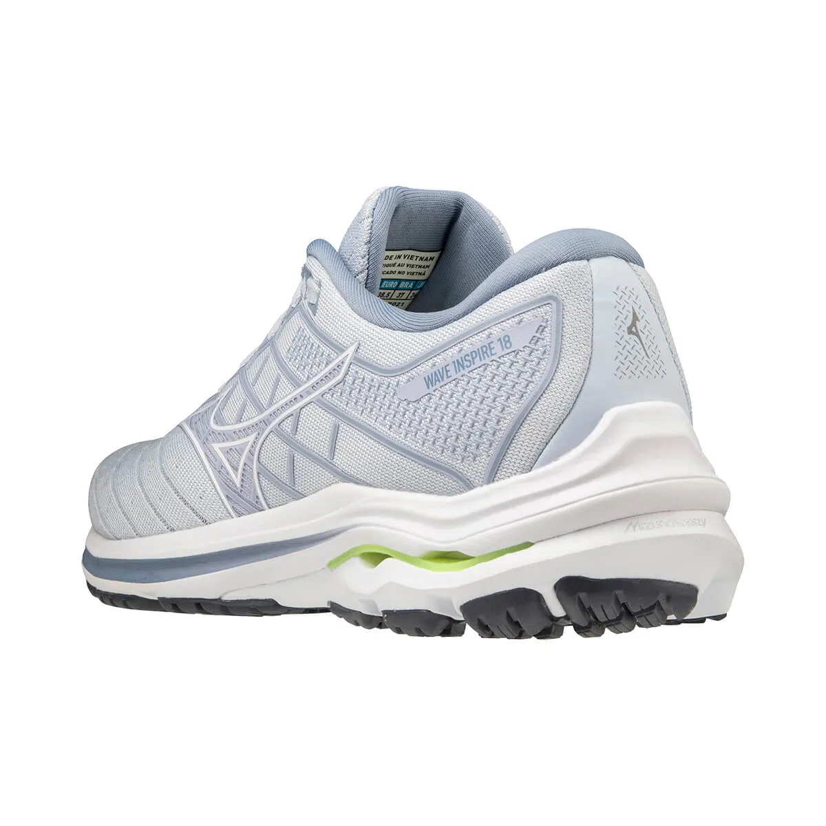 Mizuno Wave Inspire 18 Womens | Heather/wht/troposphere