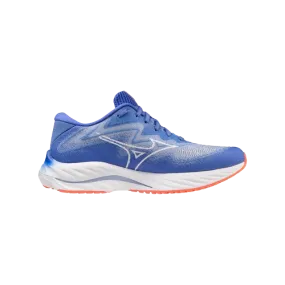 MIZUNO WAVE RIDER 27 SSW - WOMENS - WHITE BLUE