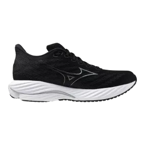 Mizuno Wave Rider 28 Mens | Black/silver/ebony