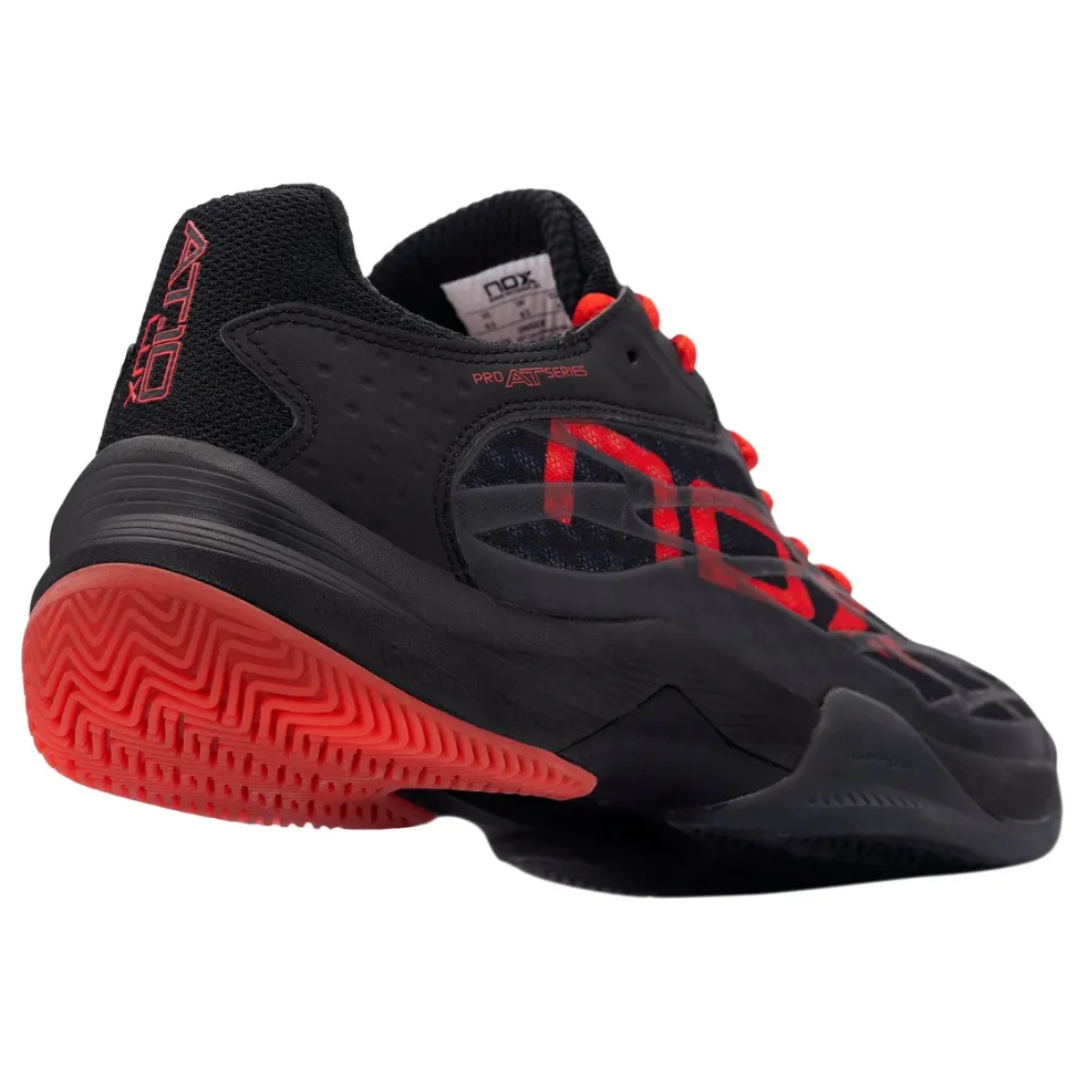 Nox Men's AT10 Lux Padel Shoes Black Red