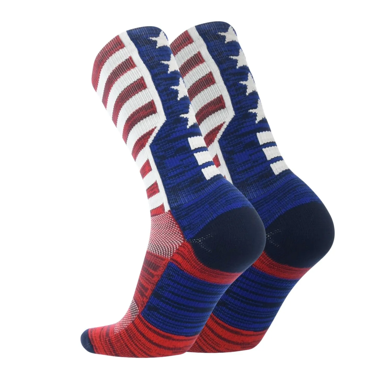 Old Glory USA Flag Crew Socks