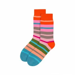 Orange Stripe Socks