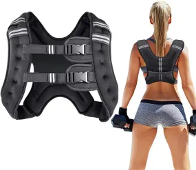 Prodigen Running Weight Vest for Men Women Kids 8 12 16 20 25 30 Lbs Weights Included, Body Weight Vests for Training Workout, Jogging, Cardio, Walking,Elite Adjustable Weighted Vest Workout Equipment