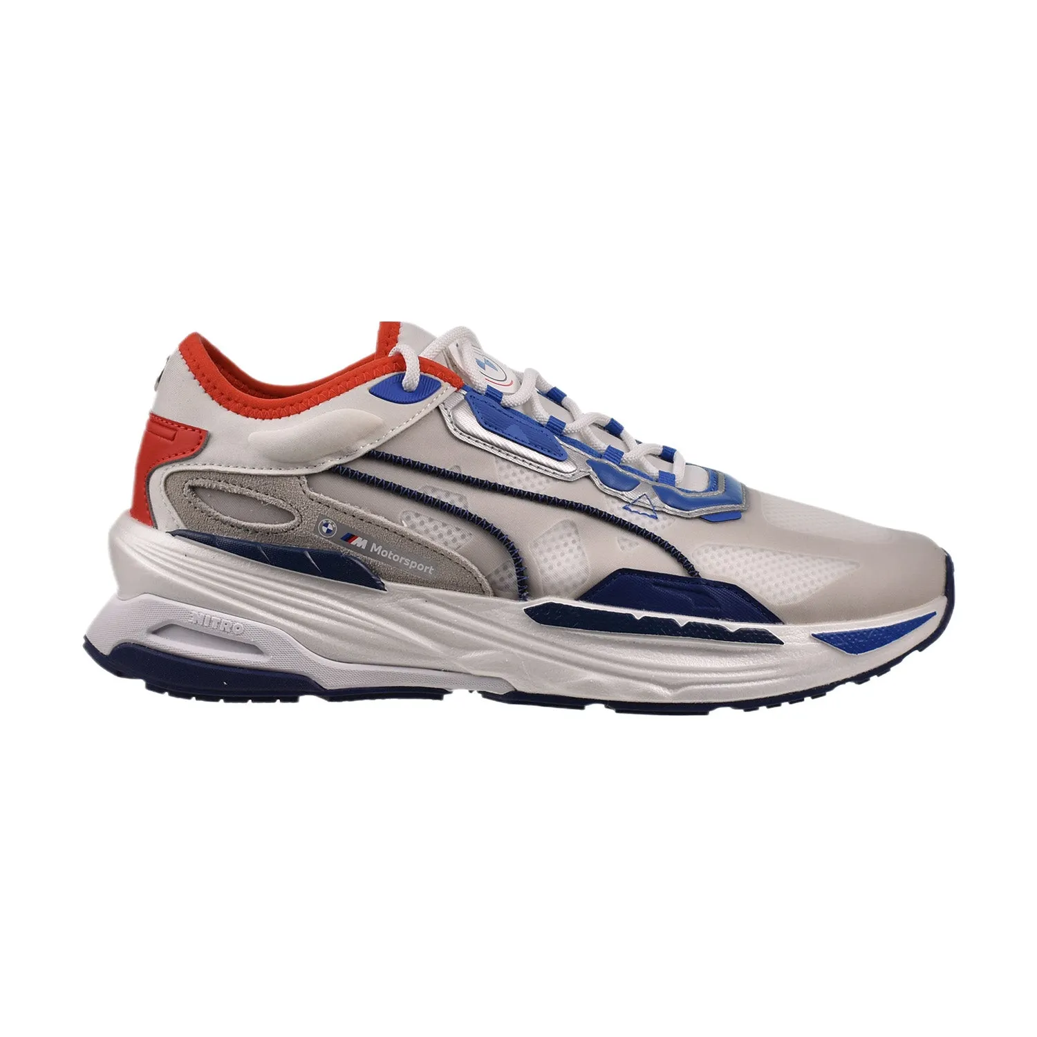 Puma BMW Extent Nitro Assembly Men's Shoes White-Blue