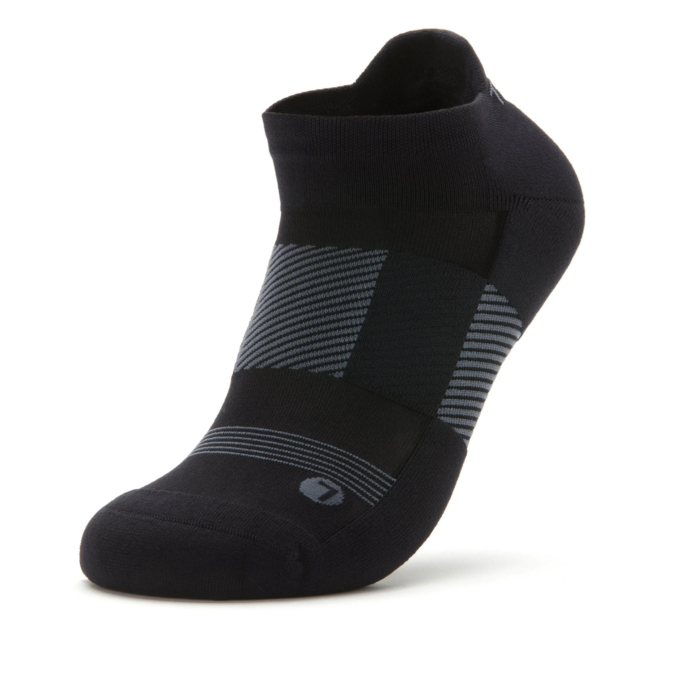 Q-FLOW™ BLACK/GREY ARCH COMPRESSION SOCKS