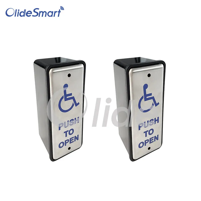 Residential Automatic Handicap Door Opener, Commercial Electric Swing Door Operator with M515 Wired Slim Handicap Push Switch