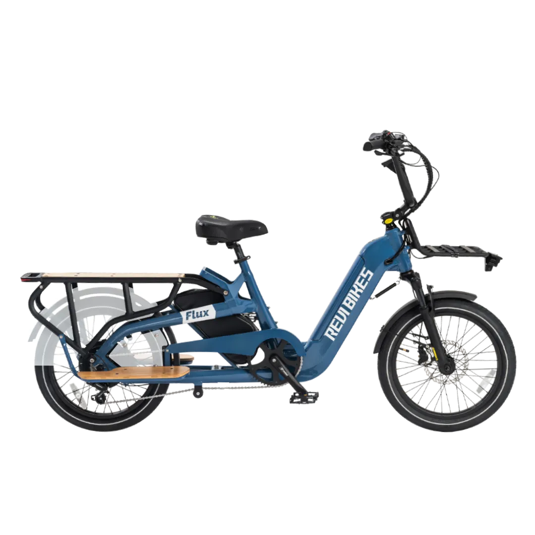 Revi Bikes Flux 48V 750W Step Through Cargo Electric Bike