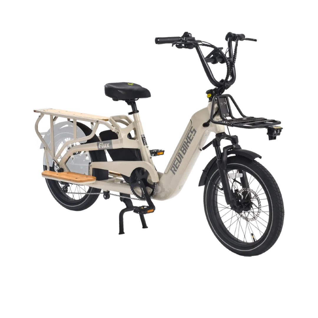 Revi Bikes Flux 48V 750W Step Through Cargo Electric Bike