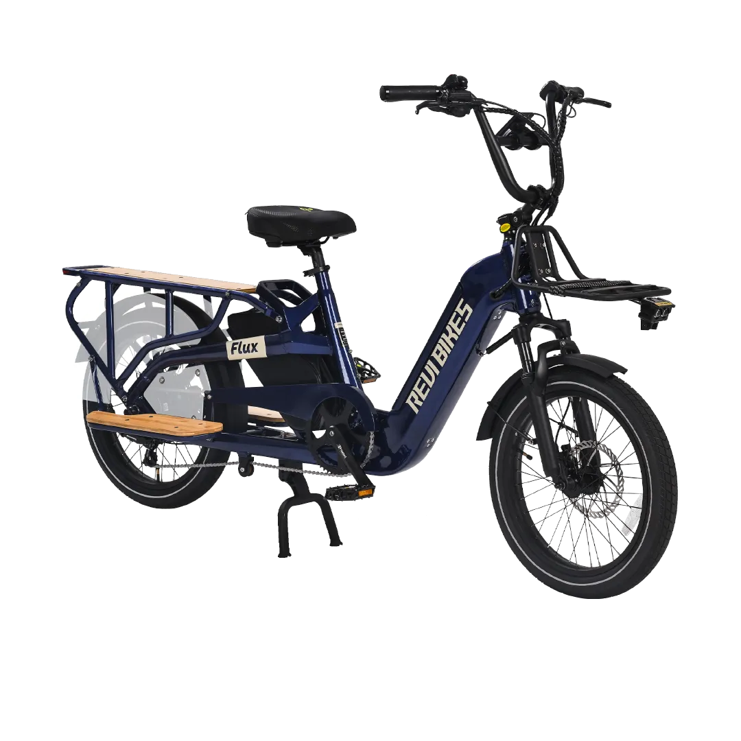 Revi Bikes Flux 48V 750W Step Through Cargo Electric Bike