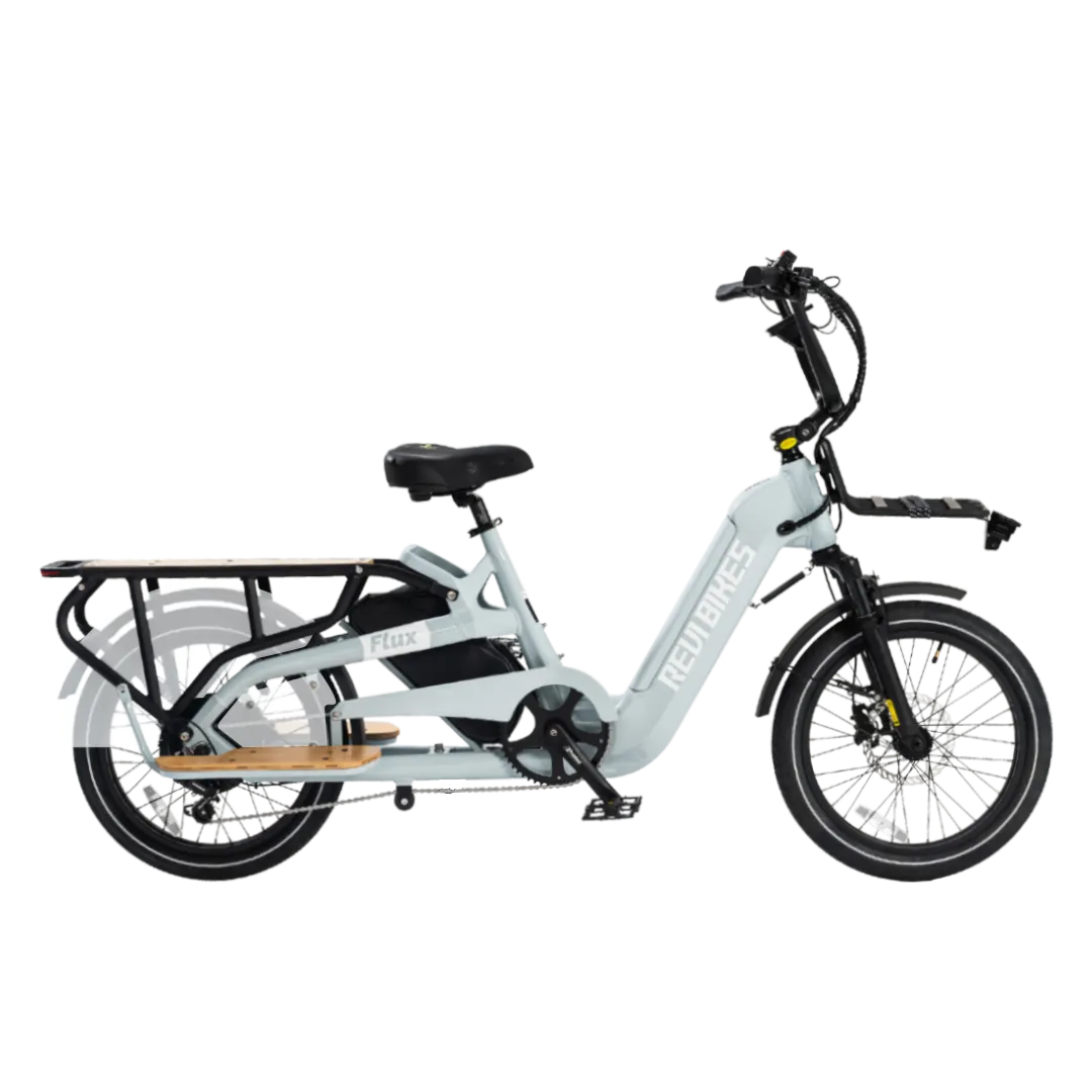 Revi Bikes Flux 48V 750W Step Through Cargo Electric Bike