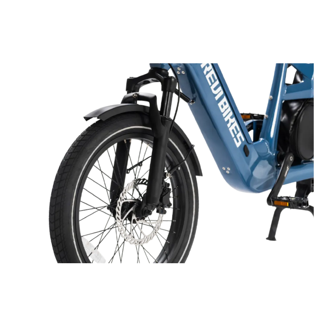 Revi Bikes Flux 48V 750W Step Through Cargo Electric Bike