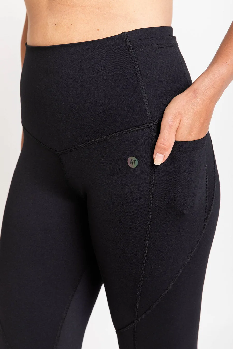 Running 7/8 Length Tight - Black