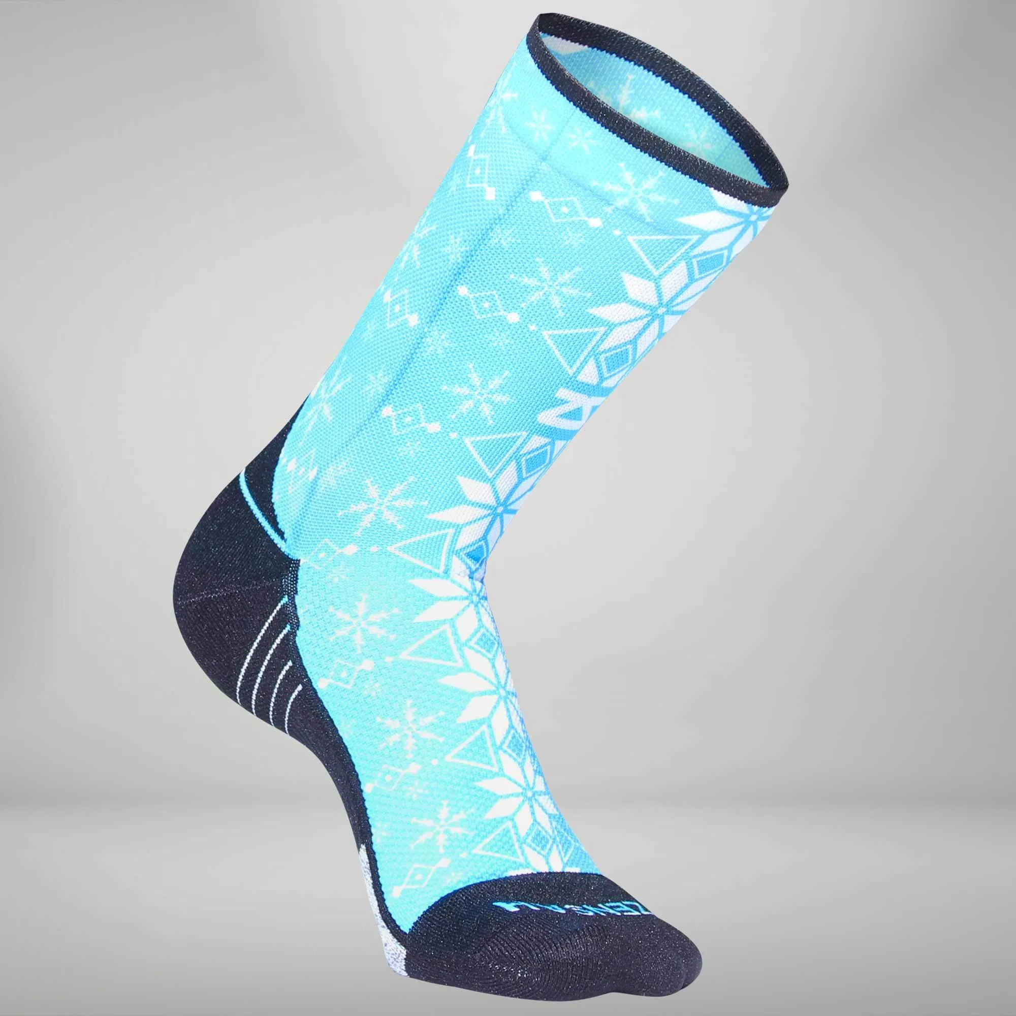 Snowflake Socks (Mini Crew)