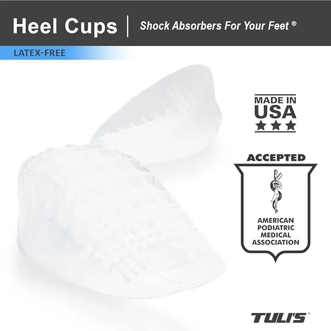 TULI'S Heel Cups / Heavy Duty Gel - for high impact activities