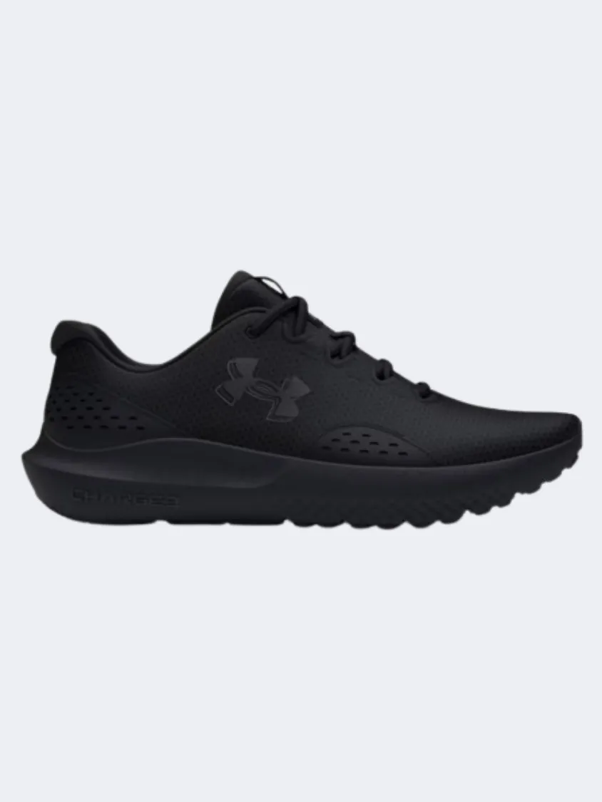 Under Armour Charged Surge 4 Men Running Shoes Black