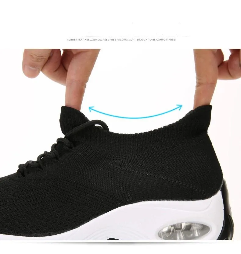 Walk On Cloud Cushioned Platform Sneakers