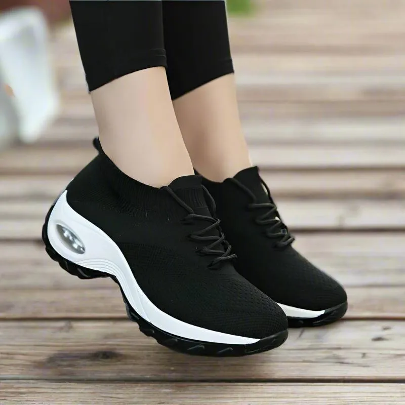 Walk On Cloud Cushioned Platform Sneakers