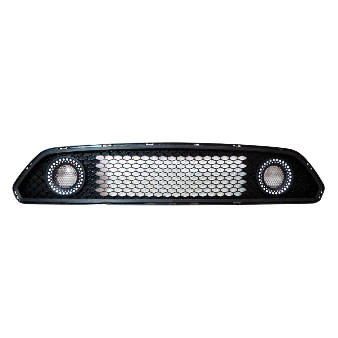 Winjet Renegade Upper Grille Ford Mustang S550 (15-17) w/ Different Lights Option