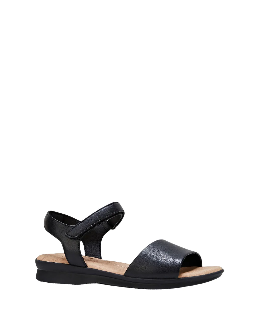 Womens Hush Puppies Nigella Pl Black Sandals Slip On Shoes